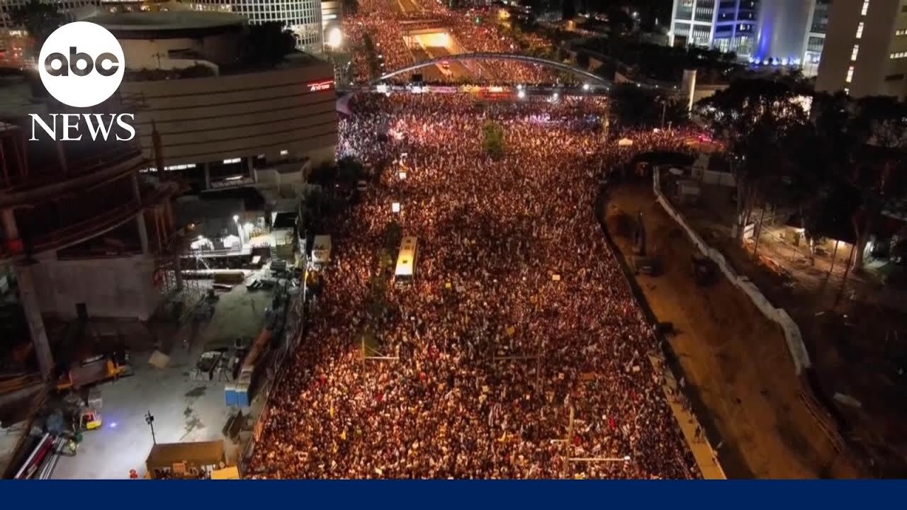 Protests erupt in Israel after 6 hostages killed in Gaza