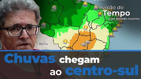 Coutinho Chuvas chegam após temperatura despencar no centro-sul. Veja o que diz Ronaldo Coutinho.