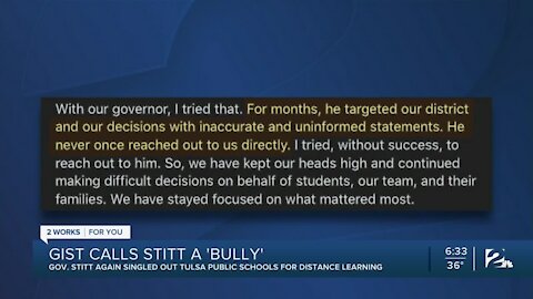 TPS superintendent calls governor a bully