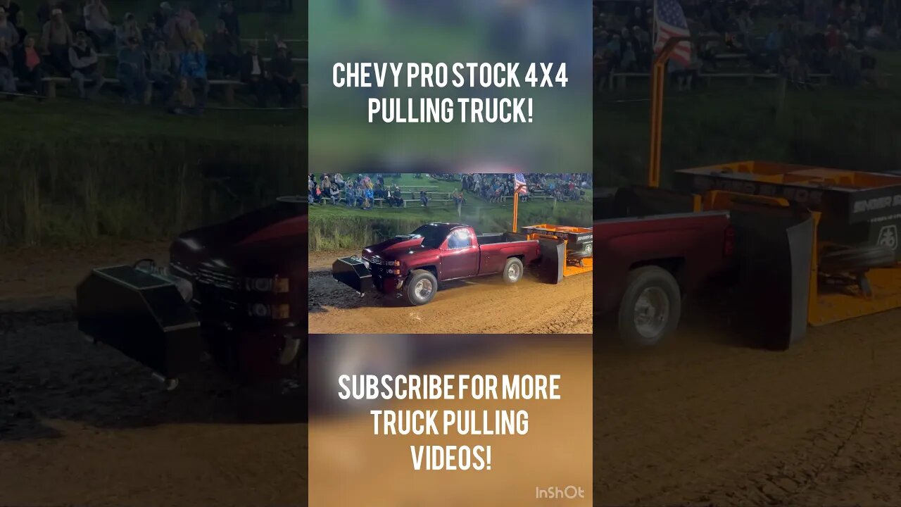 Chevy Pro Stock 4x4 Pulling Truck! #truckpulls #truck #truckpulling #chevy