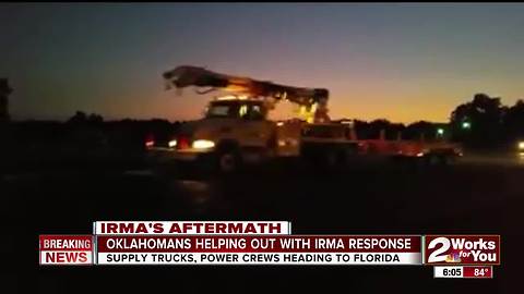 Oklahomans helping with Irma response