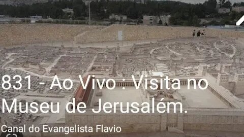 831 - Ao Vivo : Visita no Museu de Jerusalém. #museudeIsrael #museu #jerusalem