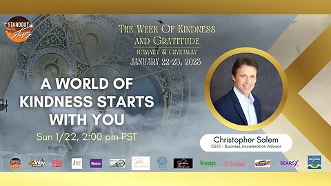 Christopher Salem - A World of Kindness Starts with You