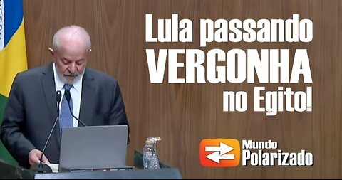 the condemned Lula is HUMILIATED in EGYPT 😂😂😂😂😂