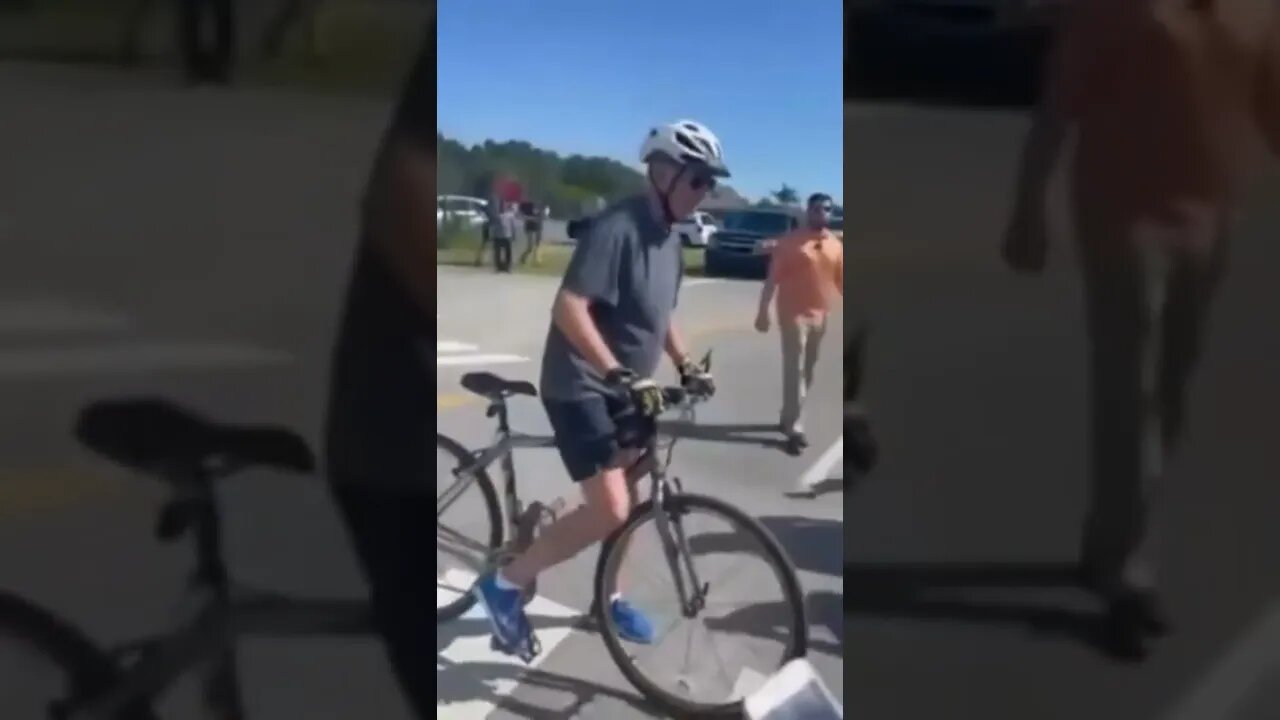 The commander and chief of the USA cant ride a bike but thinks he can run a country