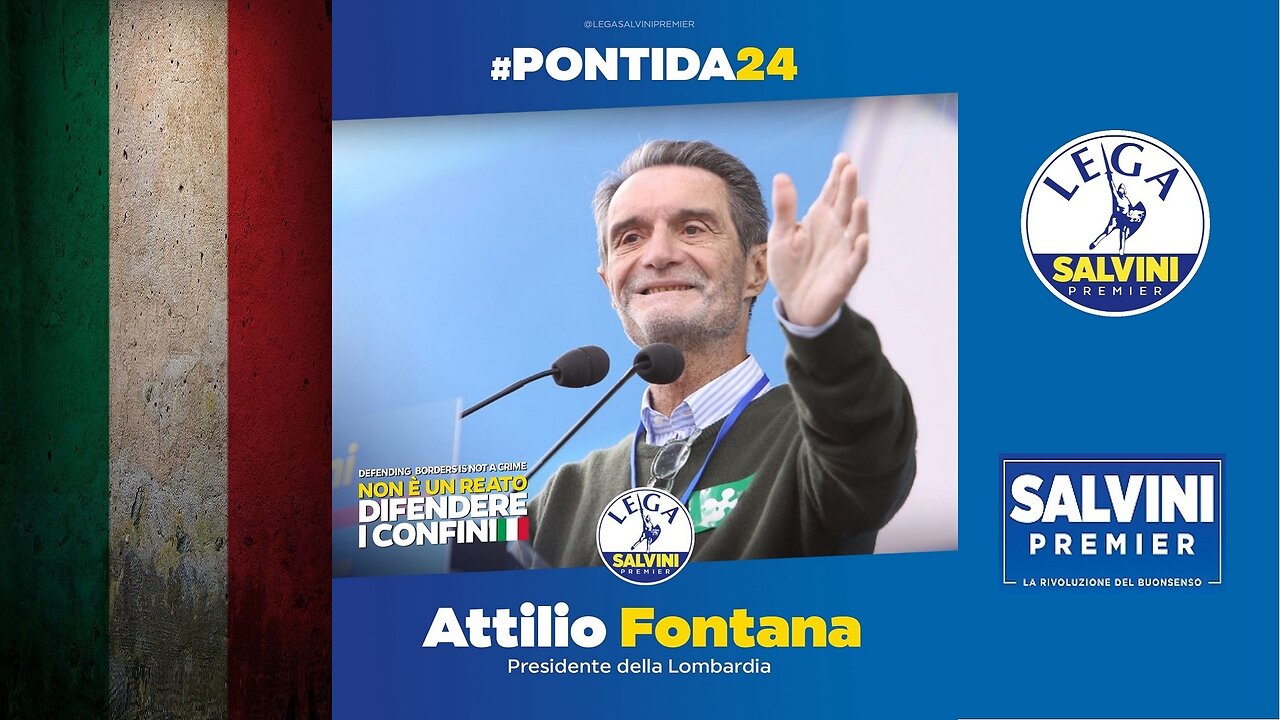 🔴 Attilio Fontana - #Pontida #Pontida2024