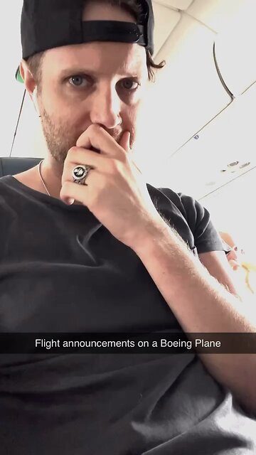 When you fly on a Boeing Plane