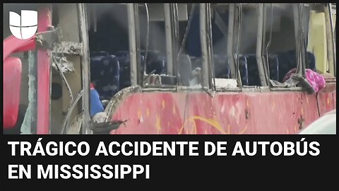 Entre las víctimas hay dos hermanos de 6 y 16 años: detalles del accidente de autobús en Mississippi