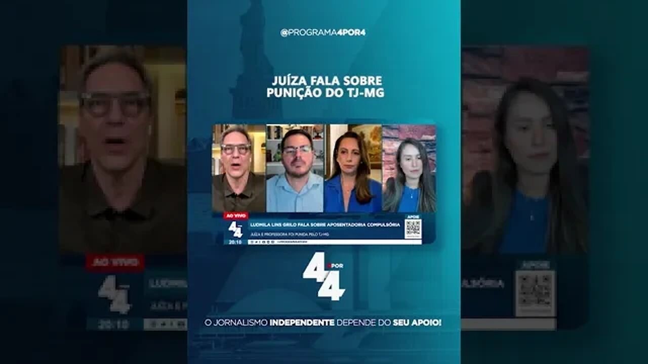 Exclusivo: Juíza Ludmila Lins Grilo comenta aposentadoria compulsória #shorts