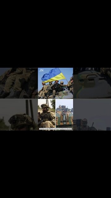 Russia Ukraine War: Ukrainian counter-offensive continues, 75 settlements liberated 🗽 #shorts