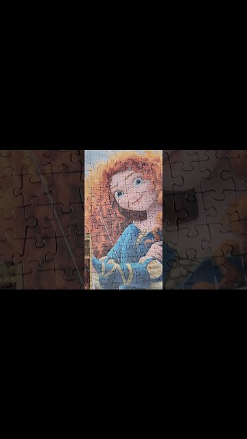 Merida is the Next Castle! #puzzle #brave #disney #disneyprincess #shorts