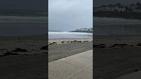 York Beach, Maine ~ Cold & Windy Day! #shorts #beach #maine