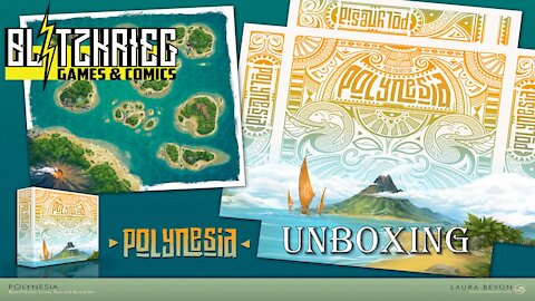 Polynesia Board Game Unboxing Matagot Asmodee