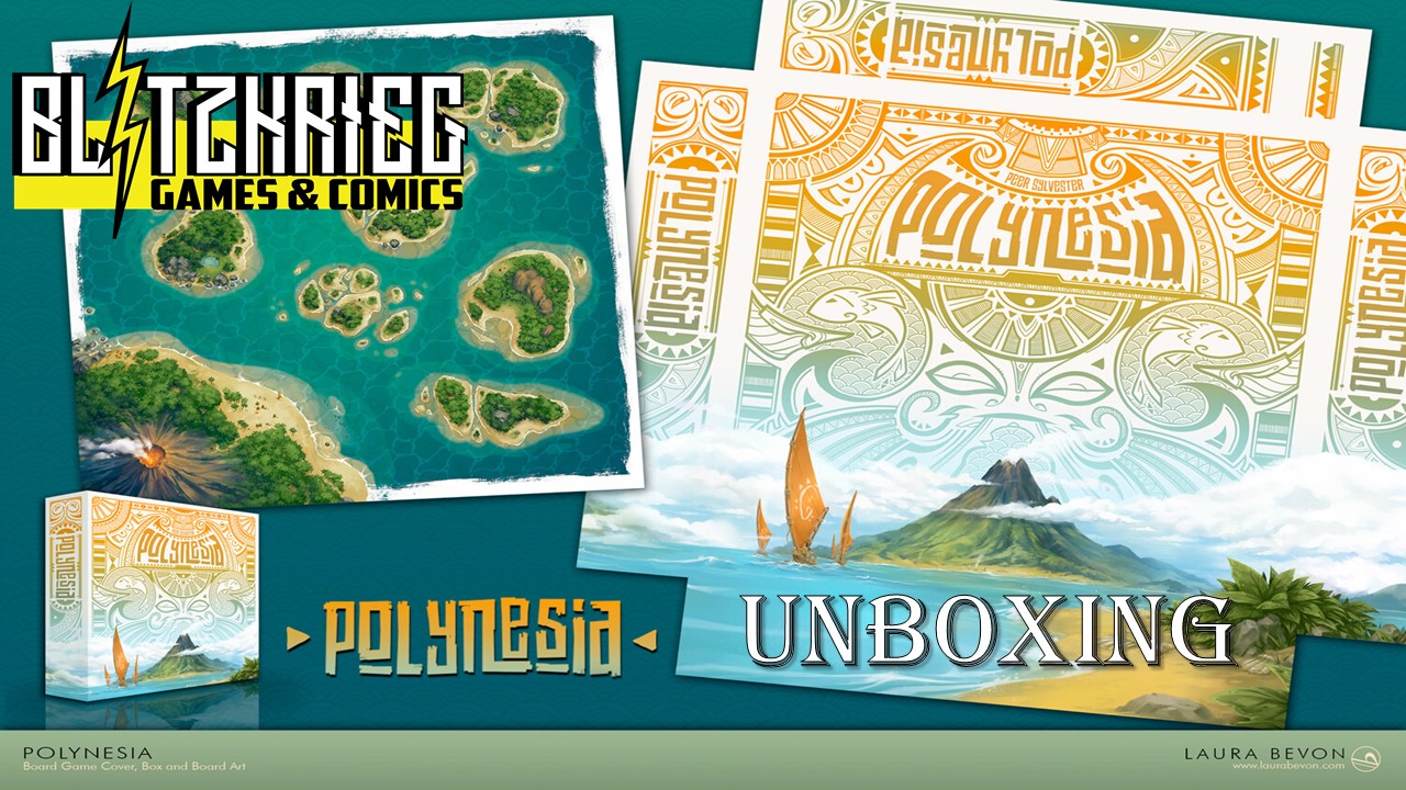 Polynesia Board Game Unboxing Matagot Asmodee