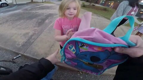 Taking the Kids to School on the Motorcycle