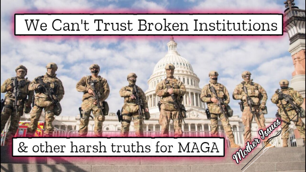 We Can't Trust Broken Institutions