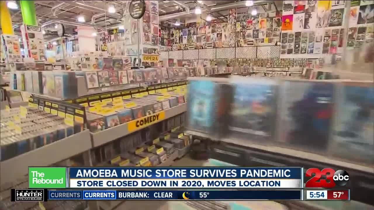 Amoeba Music store survives pandemic, store closed down in 2020 and moves location