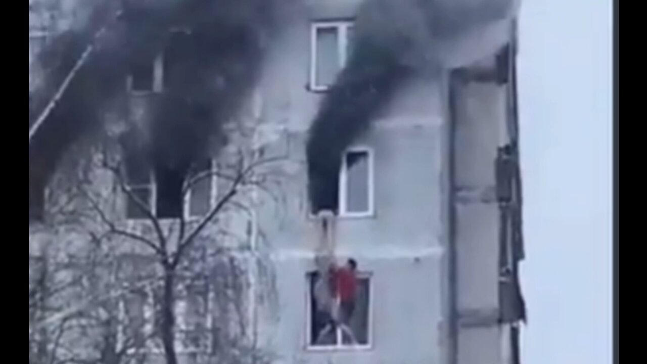 Two Guys Save A Girl From A Burning Building