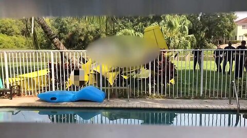 RAW VIDEO: Boynton Beach plane crash from inside home