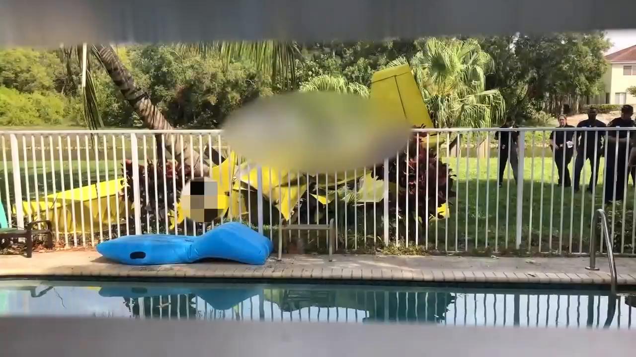 RAW VIDEO: Boynton Beach plane crash from inside home