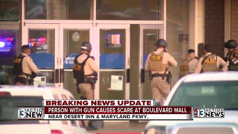 Person with gun causes scare at Las Vegas Mall