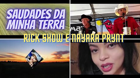 SAUDADES DA MINHA TERRA - RICK SHOW E NAYARA PRYNT COVER