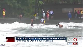 Hawaii state officials prepare ahead of Hurricane Lane