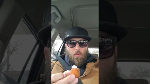 Ben tries UDF Bacon Cheddar Mac & Cheese Bites, better than expected