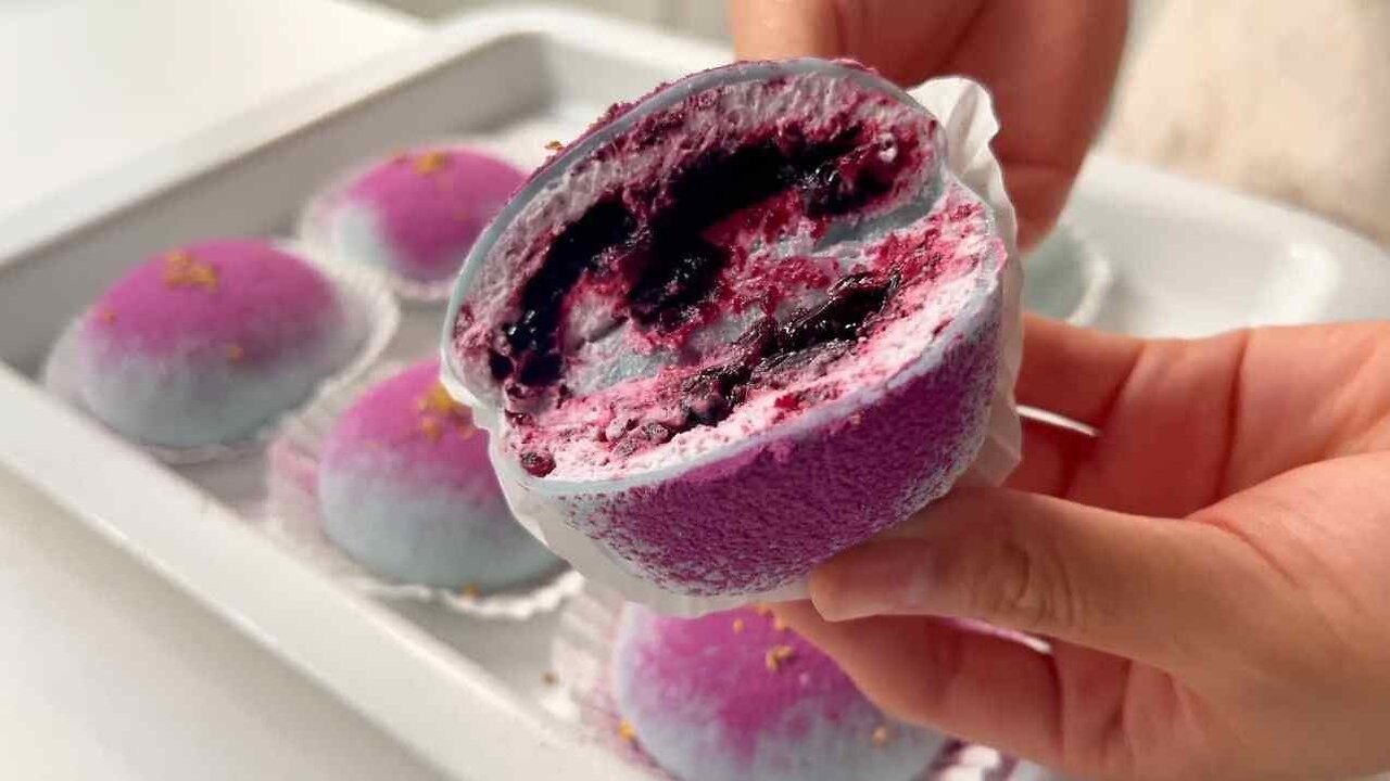 Blueberry Mochi