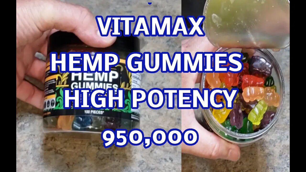 Tasty and helps me sleep, Vitamax Hemp Gummies – High Potency 950,000