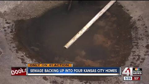 Volker residents deal with raw sewage in their homes