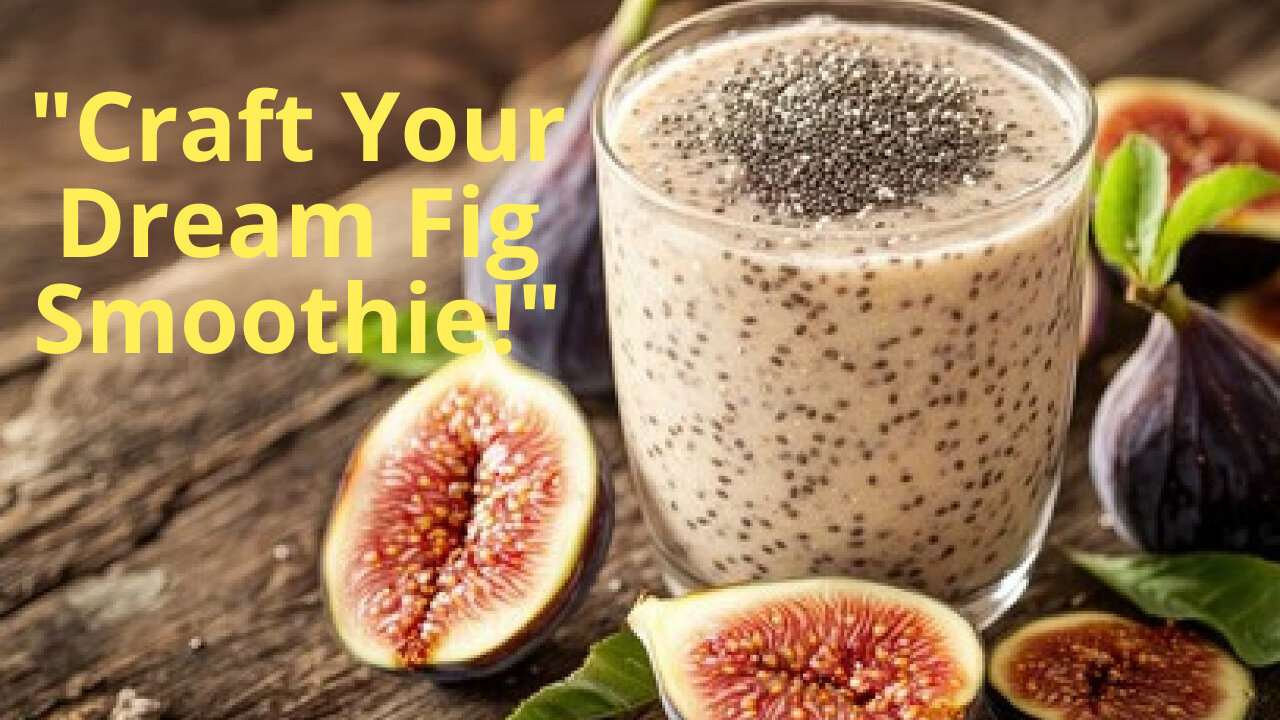 Sweet & Spicy Bliss: Craft Your Dream Fig Smoothie Today!