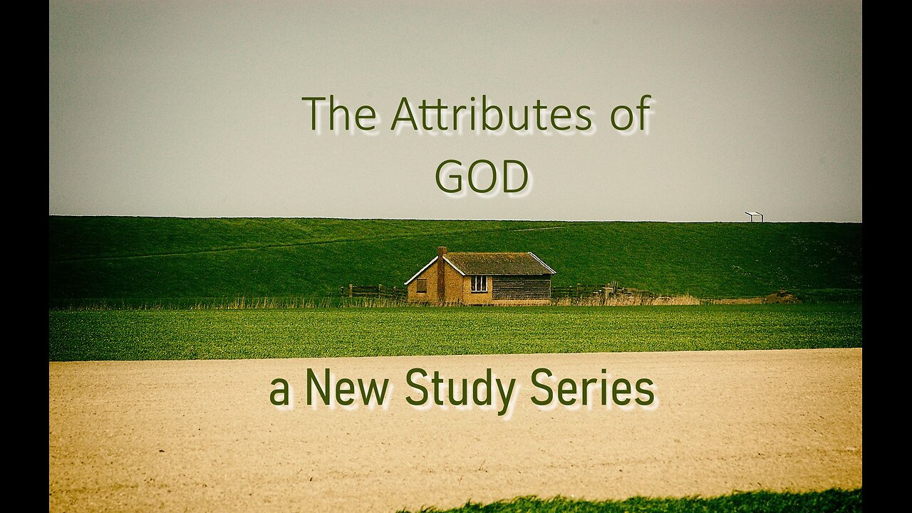 The Attributes of God P2 Decrees of God