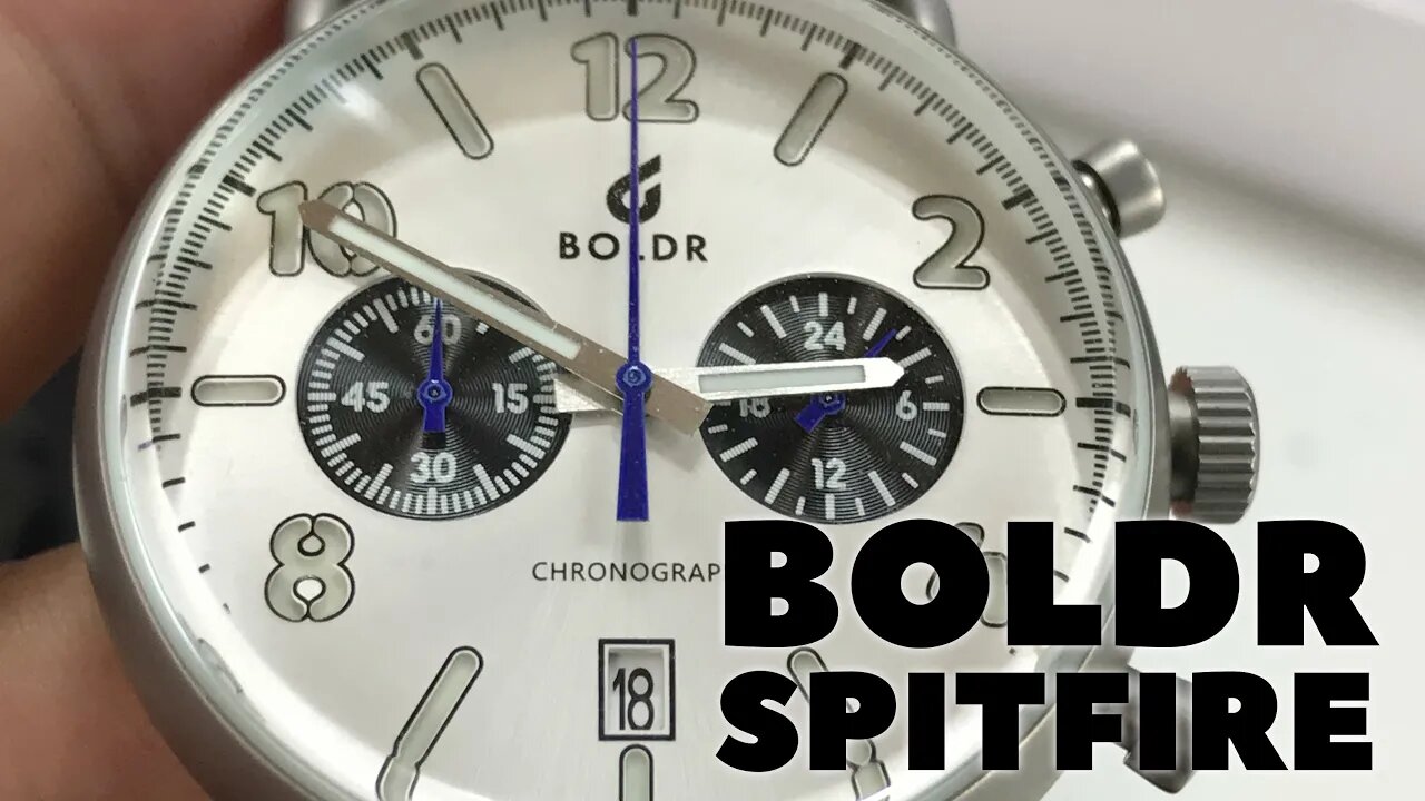 BOLDR Journey Spitfire Aviator Inspired Chronograph Watch Review