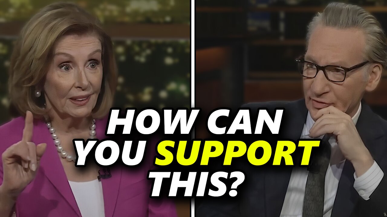 Bill Maher CONFRONTS Nancy Pelosi And You Won't BELIEVE What She Says...