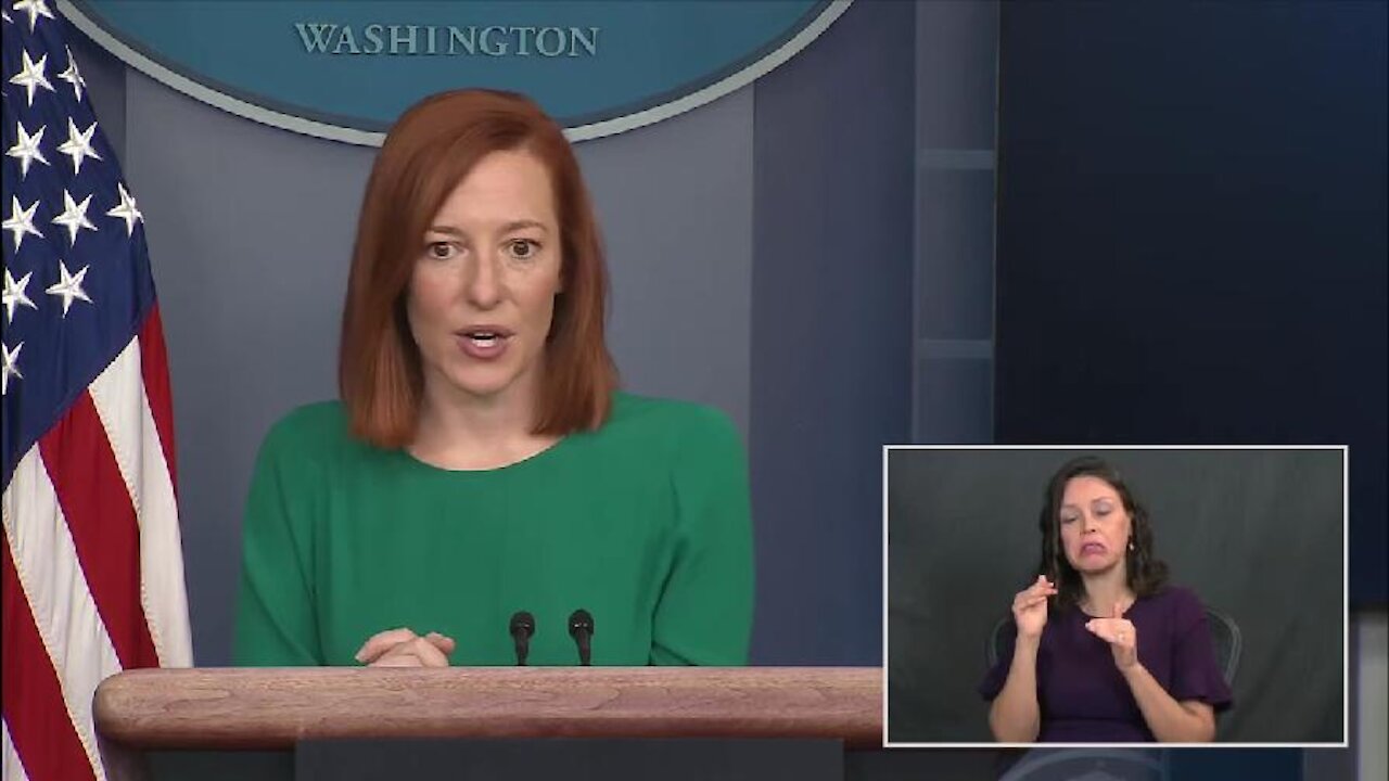 The White House Jan 25, 2021 -- Press Briefing by Press Secretary Jen Psaki