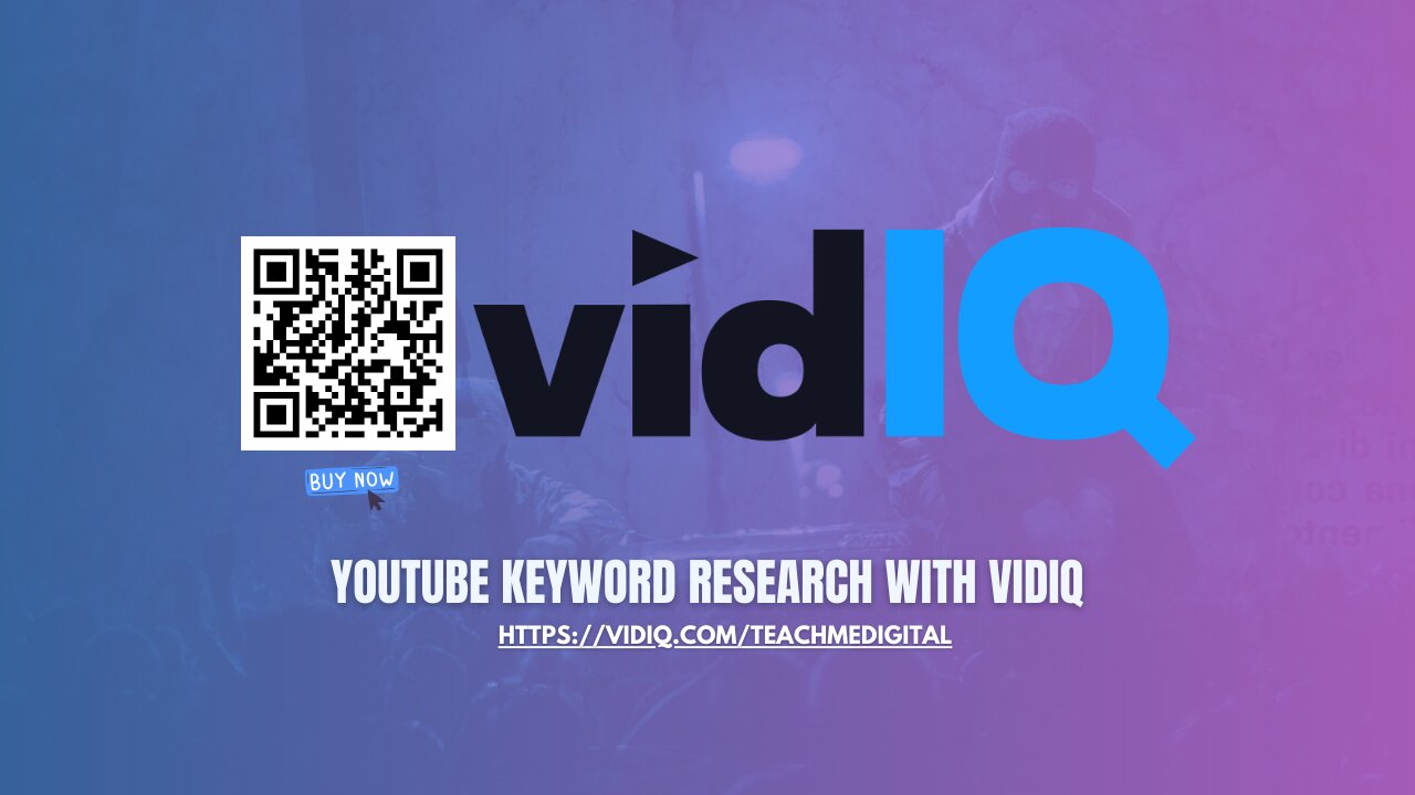 YouTube Keyword Research with VidIQ