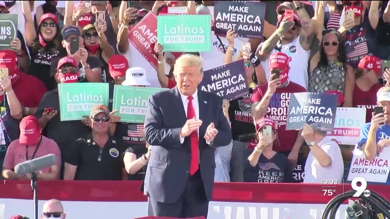 Trump Tucson rally draws over a thousand, supporters talk COVID-19