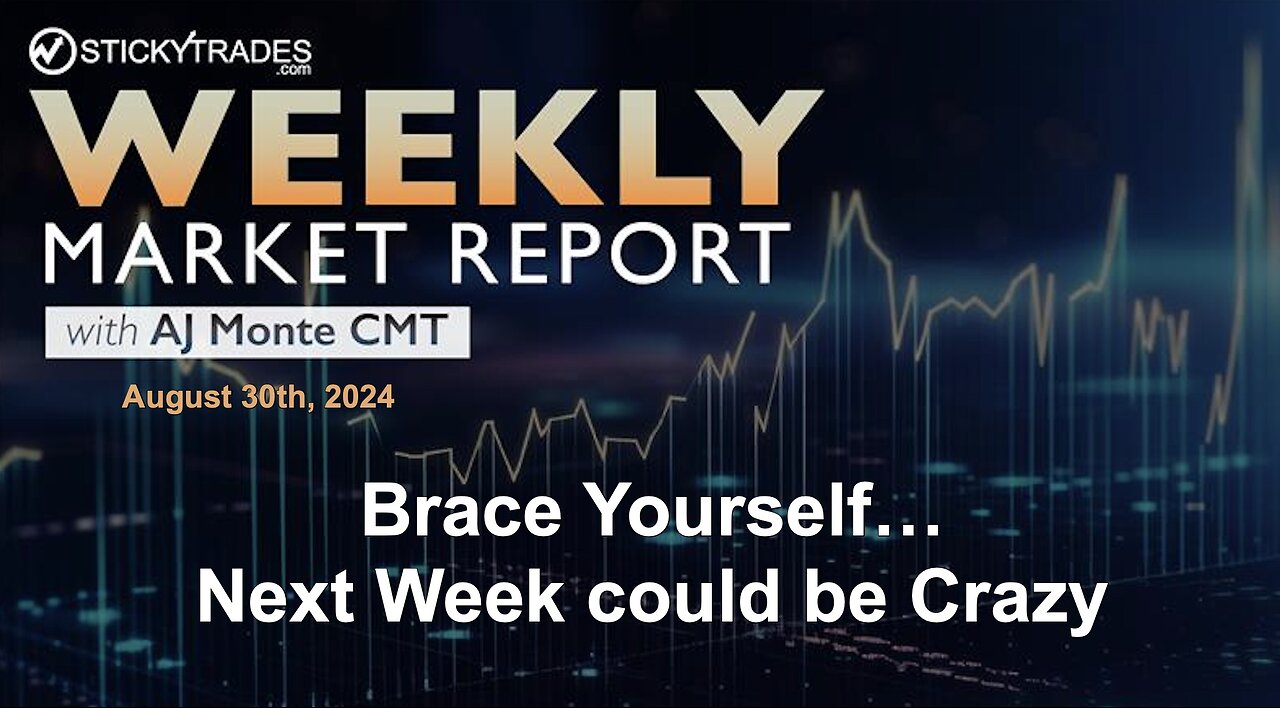 Brace Yourself....Next Week Could be CRAZY - Weekly Market Report with AJ Monte CMT