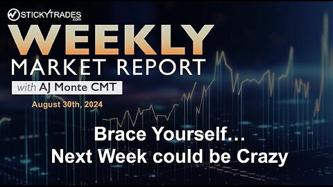 Brace Yourself....Next Week Could be CRAZY - Weekly Market Report with AJ Monte CMT