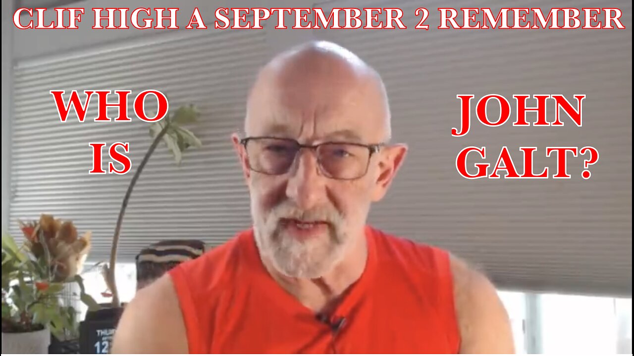 Clif_High: It's All About to Blow Up! A SEPTEMBER TO REMEMBER. TY JGANON, SGANON, JUAN O'SAVIN