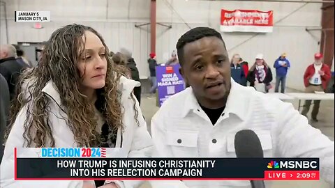 Iowan voter explains why people support Trump.