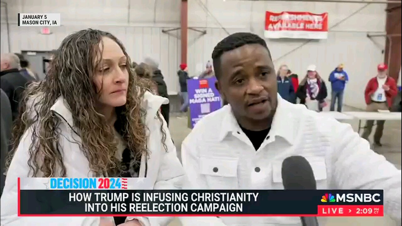 Iowan voter explains why people support Trump.