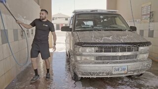 Car Wash ASMR | Chevy Astro Van