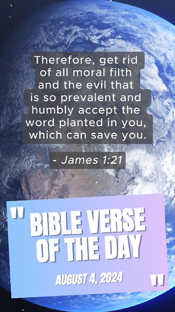 Bible Verse of the Day: August 4, 2024
