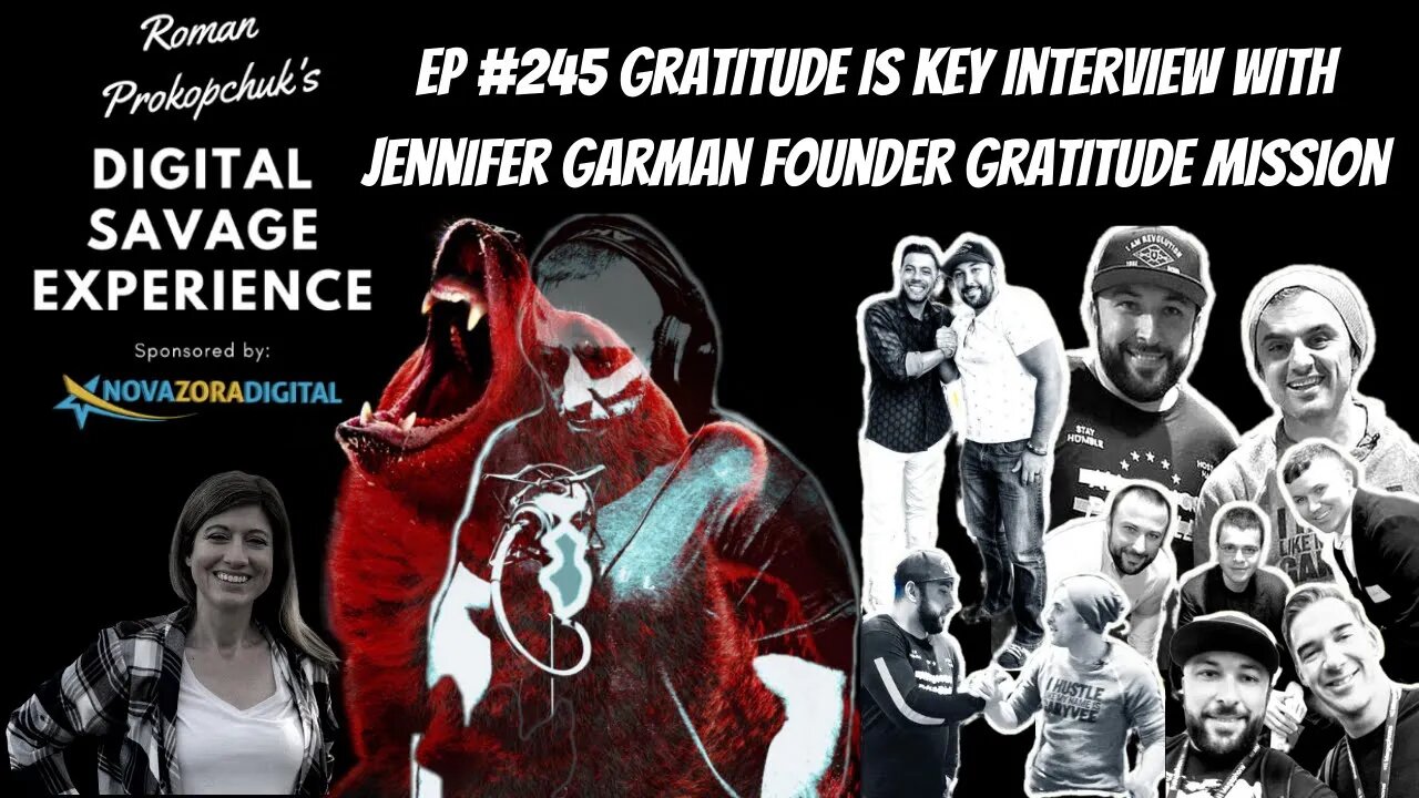 Ep 245 Gratitude is Key Interview With Jennifer Garman Founder Gratitude Mission