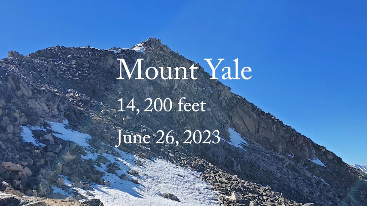 Conquering Mount Yale: Epic 14er Climb with Stunning Rocky Mountain Views!