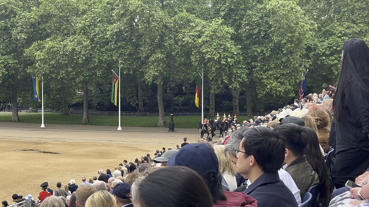 Trooping the colour