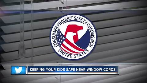 Authorities urge child safety around blinds after infant death