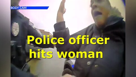 Footage of police beating woman during arrest - police officer suspended